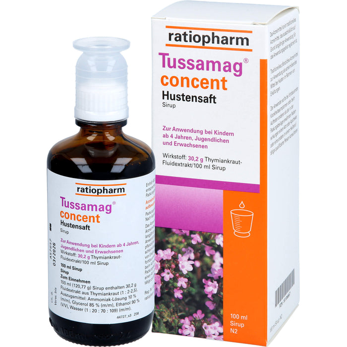 Tussamag concent Hustensaft mit Thymiankraut, 100 ml Lösung