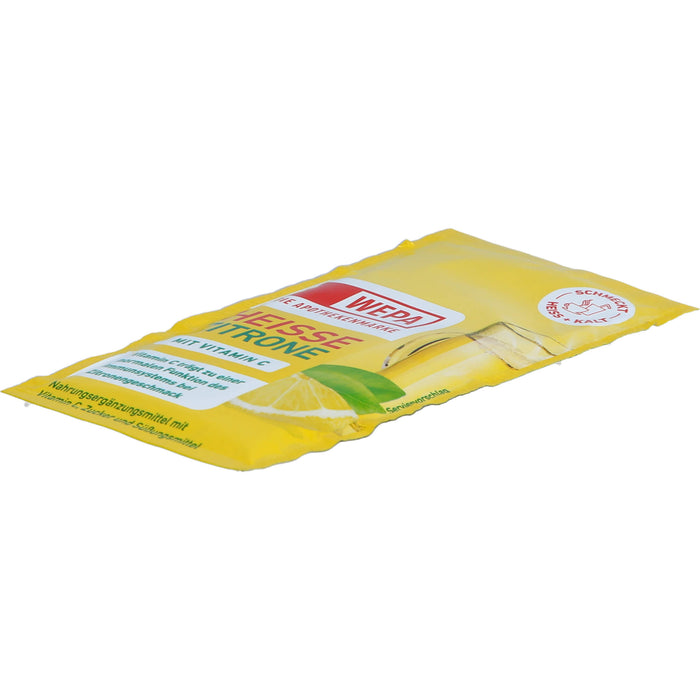 WEPA Heisse Zitrone mit Vitamin C Pulver mit Zitronengeschmack, 10 St. Beutel