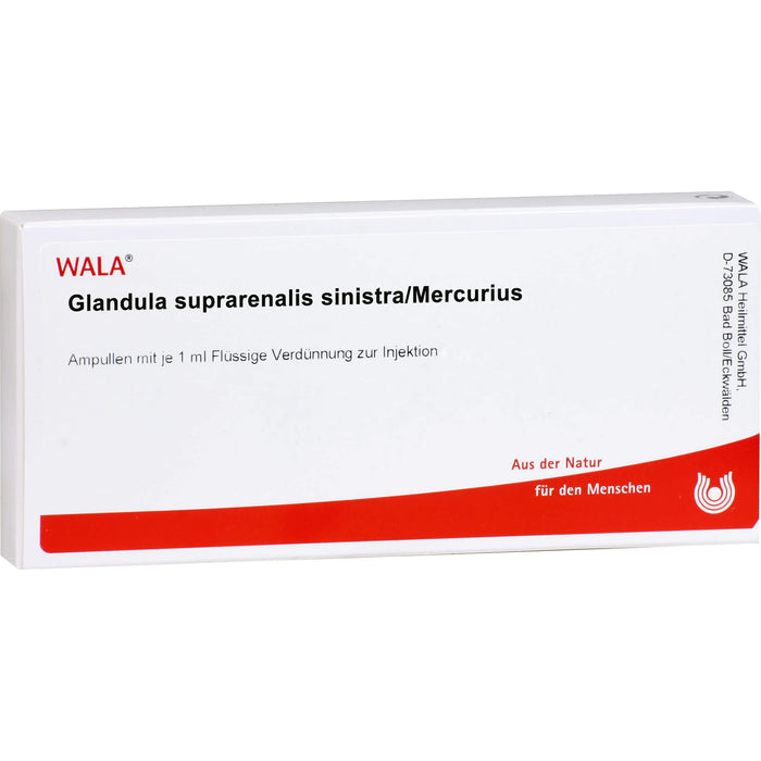 Glandula Supraren. Sinistra/Mercurius Wala Ampullen, 10X1 ml AMP