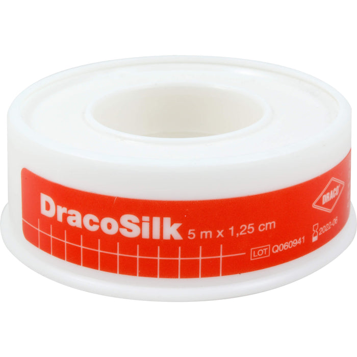 Dracosilk-Rollenpflaster 5 m x 1,25 cm, 1 St. Pflaster