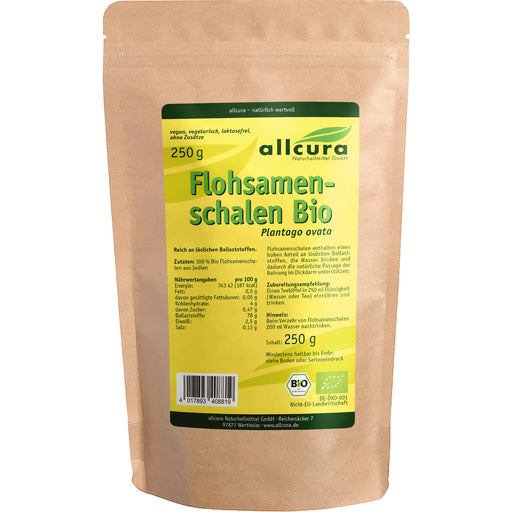 Allcura Flohsamenschalen Bio, 250 g Samenschalen