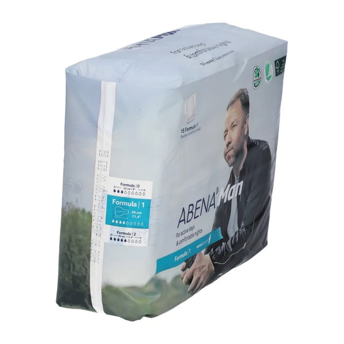 ABENA Man Formula 1 Einlagen bei mittlerer Blasenschwäche, 15 St. Einlagen