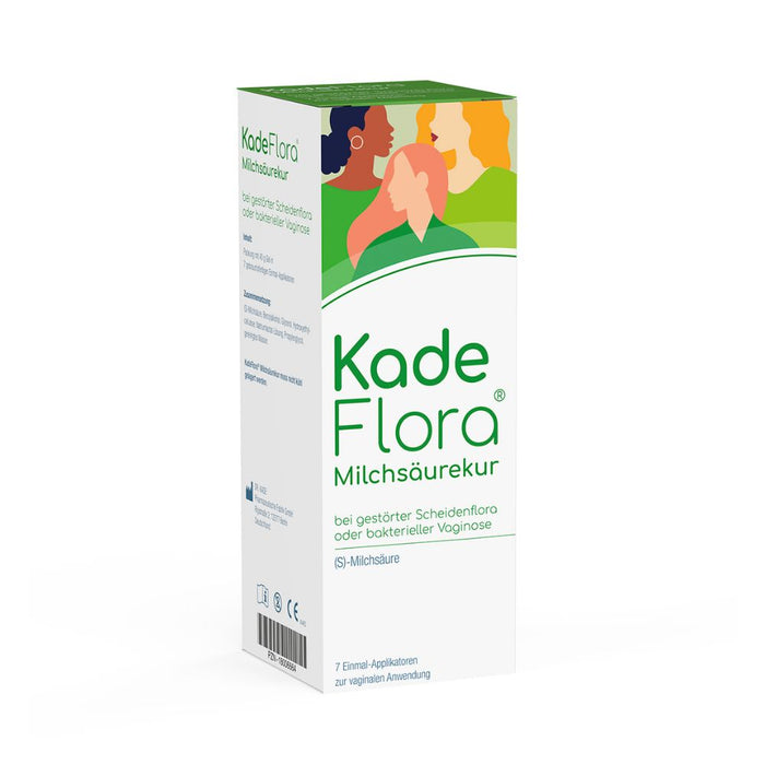 KadeFlora Milchsäurekur Einmal-Applikatoren bei gestörter Scheidenflora oder bakterieller Vaginose, 7 St. Applikator