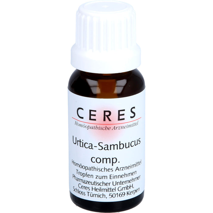 Ceres Urtica sambucus comp. Tropf., 20 ml Lösung