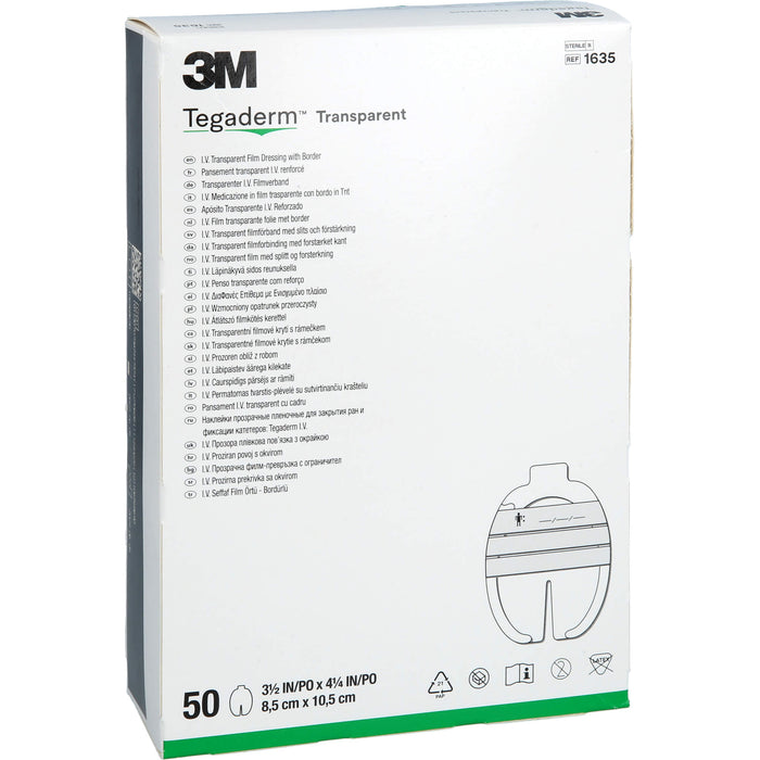 TEGADERM IV zur Kanülen-u.Katheterfixat 8,5x10,5cm, 50 St VER