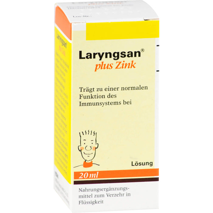 Laryngsan plus Zink Lösung, 20 ml Lösung