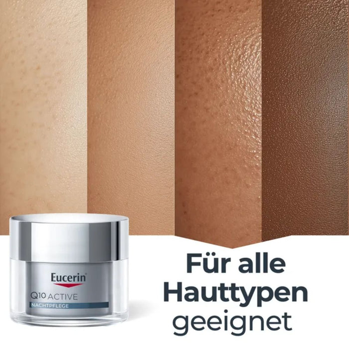 Eucerin Q10 Active Anti-Falten Nachtpflege Creme, 50 ml Creme