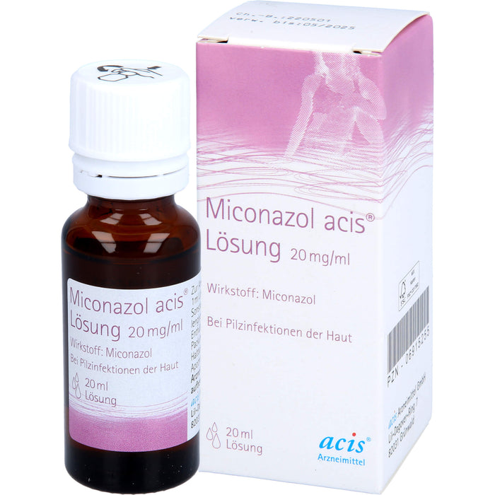 Miconazol acis® Lösung, 20 mg/ml Lösung zur Anwendung auf der Haut, 20 ml Lösung