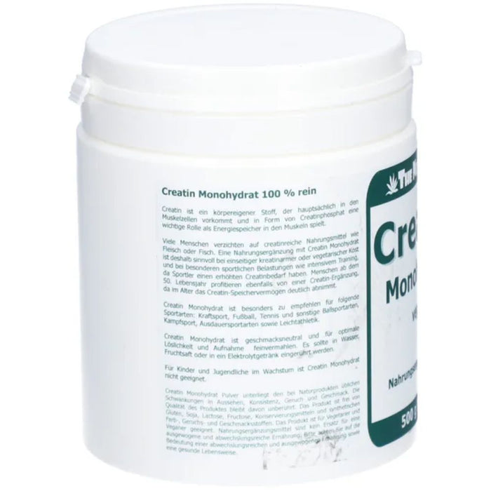 The Nutri Store Creatin Monohydrat 100% rein Pulver, 500 g Pulver