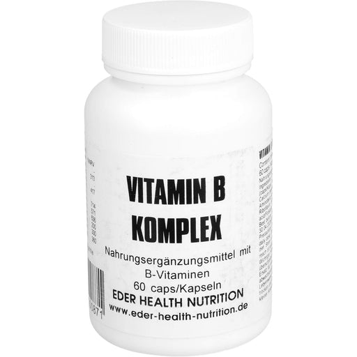 EDER Health Nutrition Vitamin B Komplex Kapseln, 60 St. Kapseln