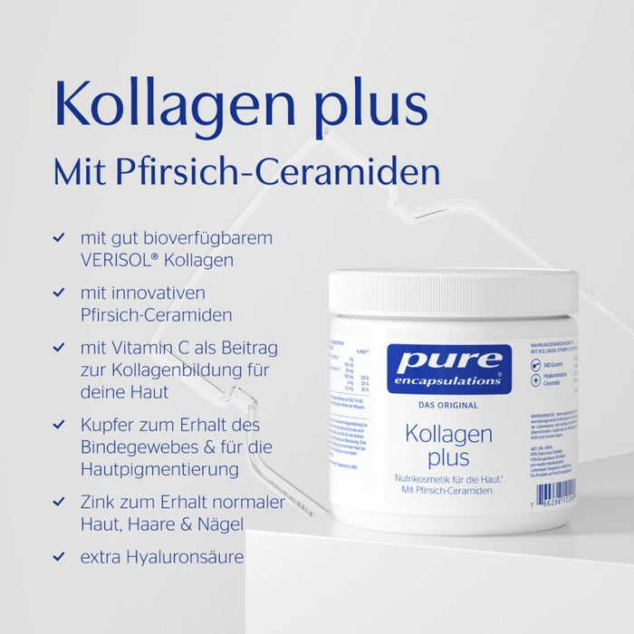 Pure Encapsulations Kollagen plus Pulver, 140 g Pulver