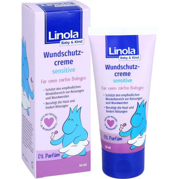 Linola Baby & Kind Wundschutzcreme sensitive, 50 ml Creme