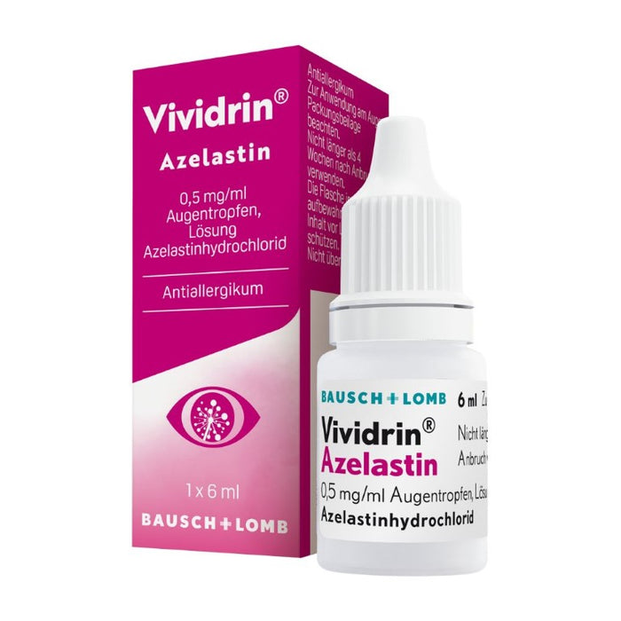Vividrin Azelastin Augentropfen, 6 ml Lösung