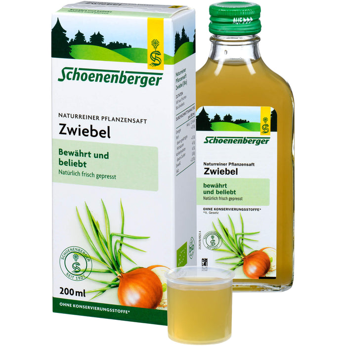 Schoenenberger Naturreiner Pflanzensaft Zwiebel, 200 ml Lösung