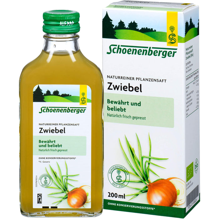 Schoenenberger Naturreiner Pflanzensaft Zwiebel, 200 ml Lösung