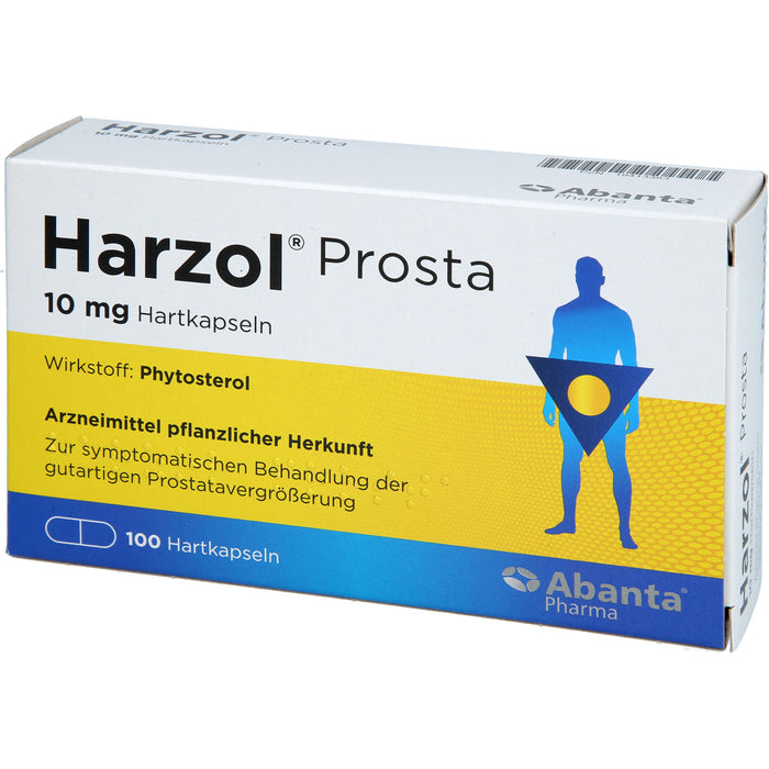 Harzol Prosta 10 mg Hartkapseln bei gutartiger Prostatavergrößerung, 100 St. Kapseln