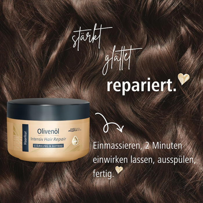 Medipharma Cosmetics Olivenöl Intensiv Hair Repair Haarkur, 250 ml Shampoo