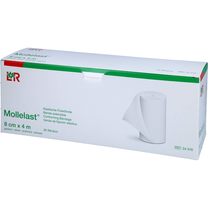 Mollelast elastische Fixierbinde 8 cm x 4 m, 20 St. Binde