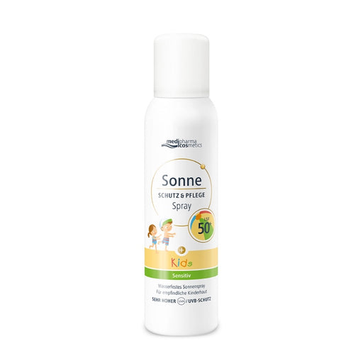 Medipharma Cosmetics Sonne Schutz & Pflege Kids wasserfestes Sonnenspray LSF 50+, 150 ml Lösung