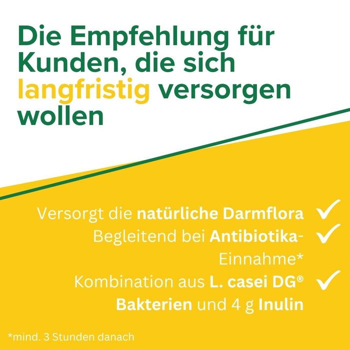 Enterolactis Duo - natürliche Versorgung der Darmflora und des Darmmikrobioms mit L. Casei DG & Inulin - laktosefrei & glutenfrei, 20 St. Beutel