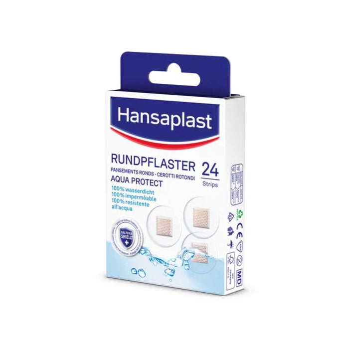 Hansaplast Aqua Protect Rundpflaster 100% wasserdicht, 24 St. Pflaster