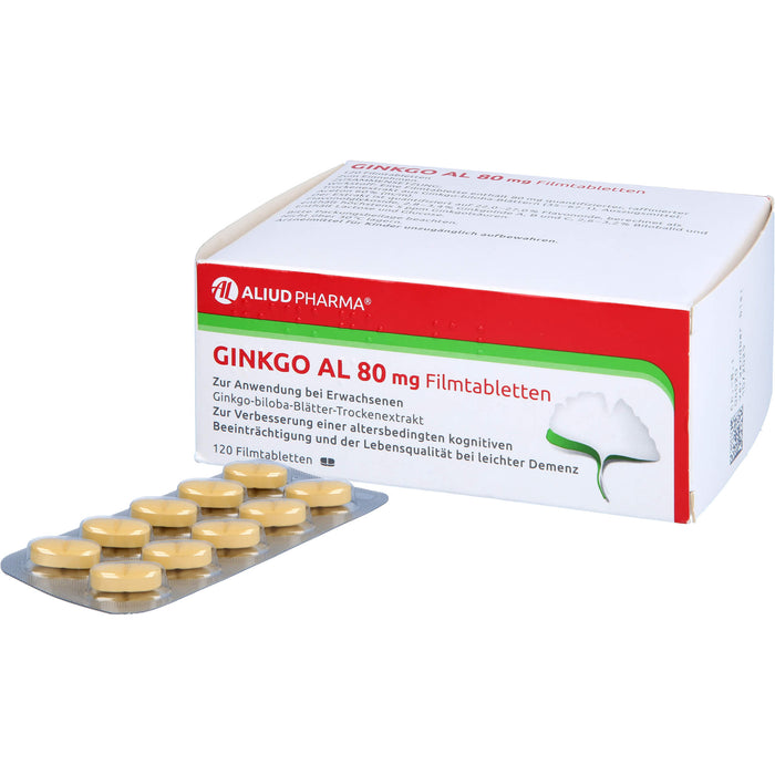 Ginkgo AL 80 mg Filmtabletten, 120 St FTA