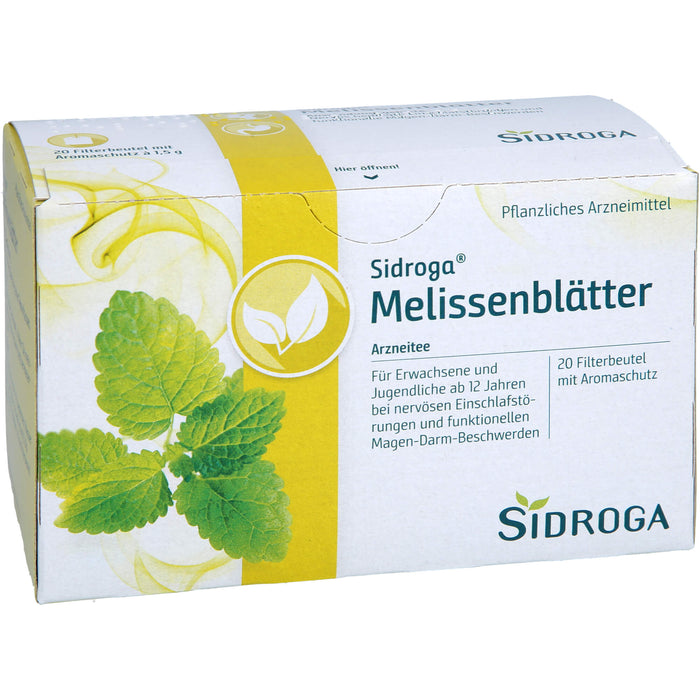 Sidroga Melissenblätter Heilpflanzentee, 20 St. Filterbeutel