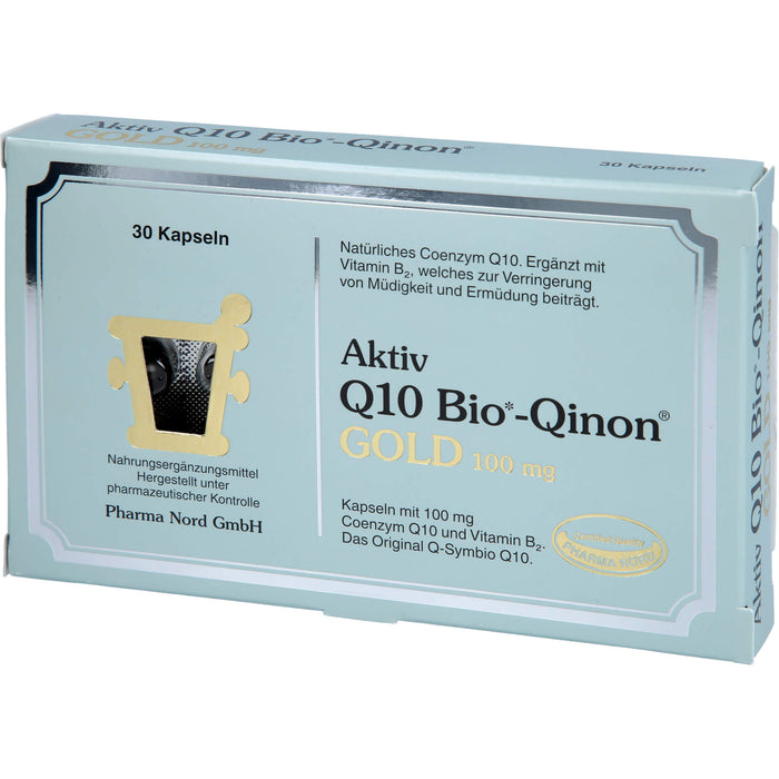 Pharma Nord Q10 Bio-Qinon Gold 100 mg Kapseln, 30 St. Kapseln