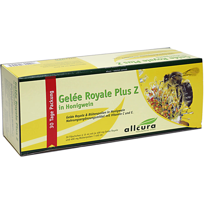Allcura Gelee Royal plus Z in Honigwein Lösung, 30 St. Ampullen