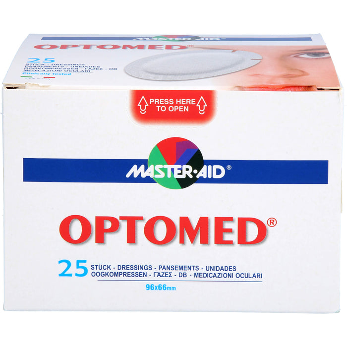 OPTOMED Augenkompresse selbstklebend steril, 25 St KOM