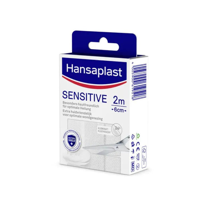 Hansaplast Sensitive Pflaster Hypoallergen 2mx6cm, 1 St. Pflaster