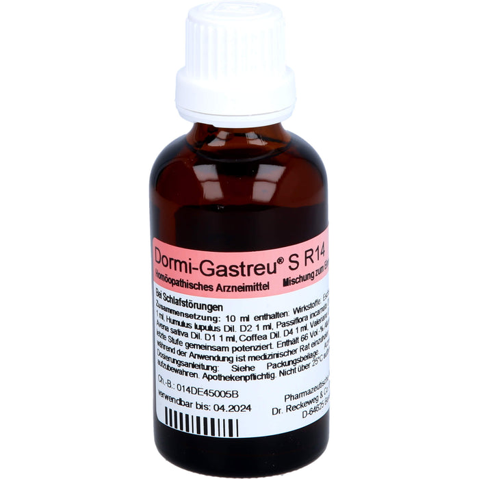 Dr. Reckeweg Dormi-Gastreu S R14 Tropfen bei Schlafstörungen, 50 ml Lösung