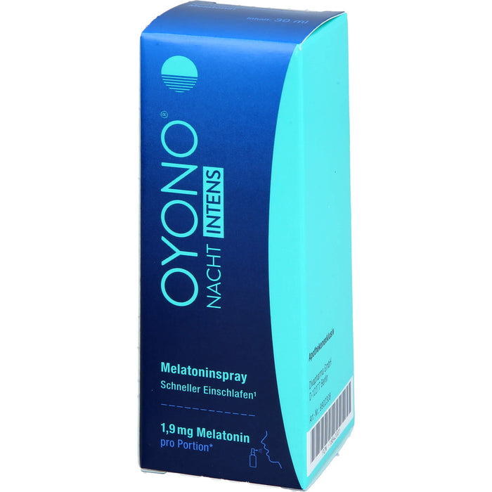 OYONO Nacht Intens Melatoninspray mit 1,9 mg Melatonin, 30 ml Lösung