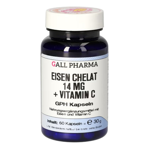 GALL PHARMA Eisen Chelat 14 mg Vitamin C GPH Kapseln, 60 St. Kapseln