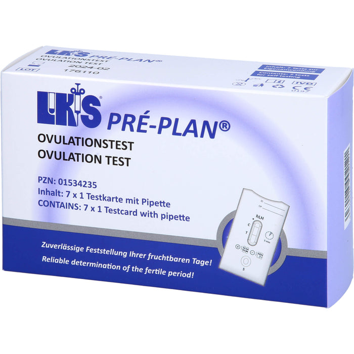OVULATIONSTEST PRE PLAN LH, 7 St TES