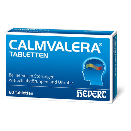 Calmvalera Tabletten bei nervösen Störungen wie Schlafstörungen und Unruhe, 60 St. Tabletten
