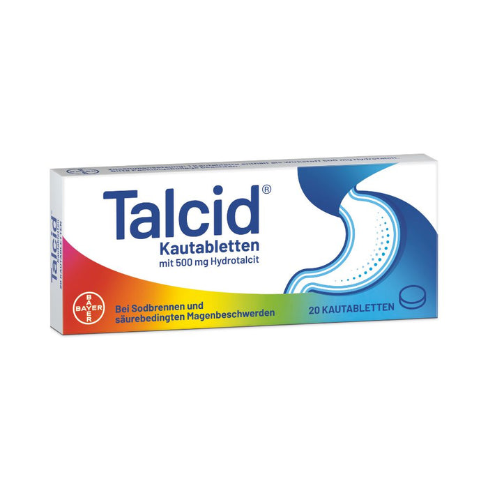 Talcid Kautabletten, 20 St. Tabletten