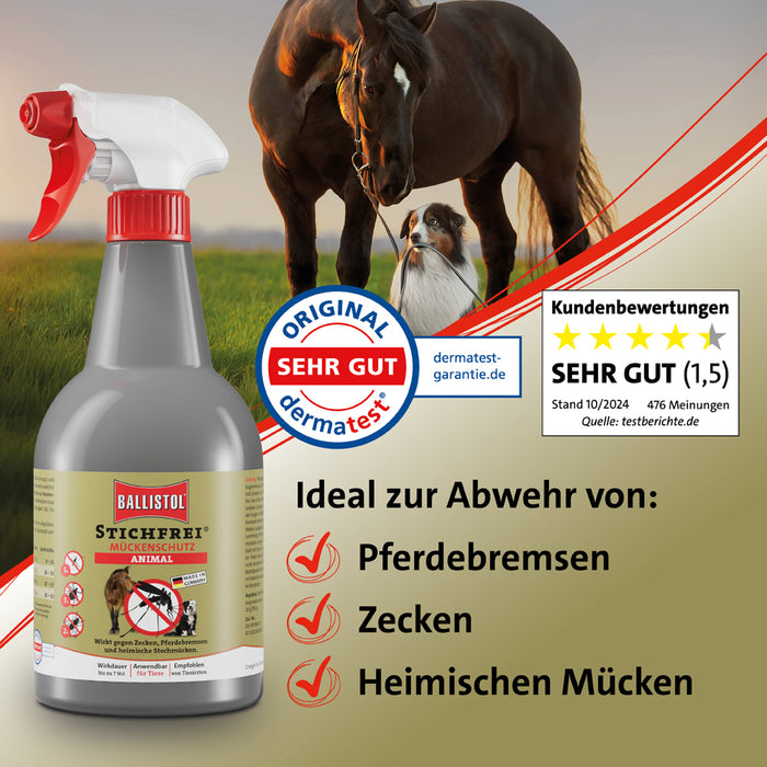 Stichfrei Animal Sprühflasche, 100 ml Lösung