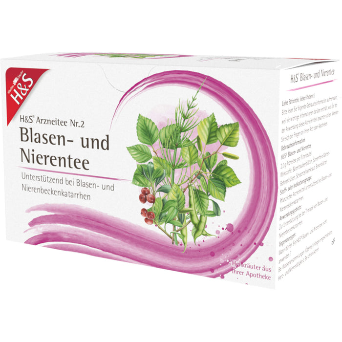H&S Blasen- und Nierentee Arzneitee Nr. 2, 20 St. Filterbeutel