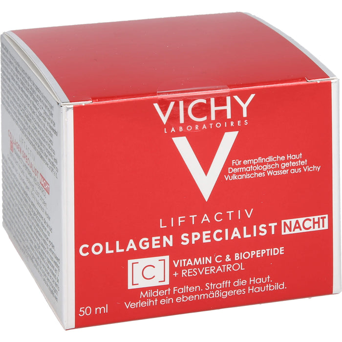 VICHY Liftactiv Collagen Specialist 16 Nachtpflege, 50 ml Creme