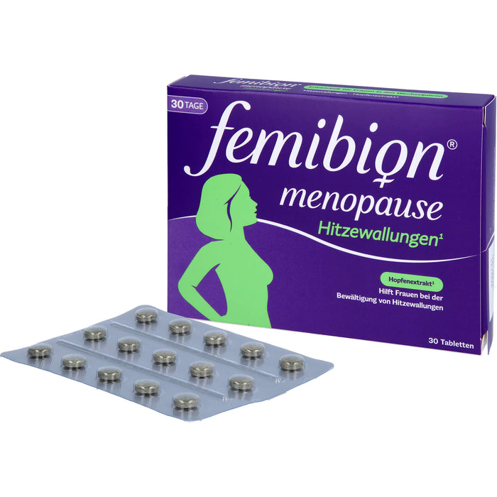 Femibion Menopause Hitzewallungen Tabletten, 30 St. Tabletten