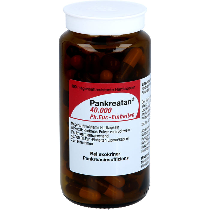 Nordmark Pankreatan 40.000 Kapseln bei exokriner Pankreasinsuffizienz, 200 St. Kapseln
