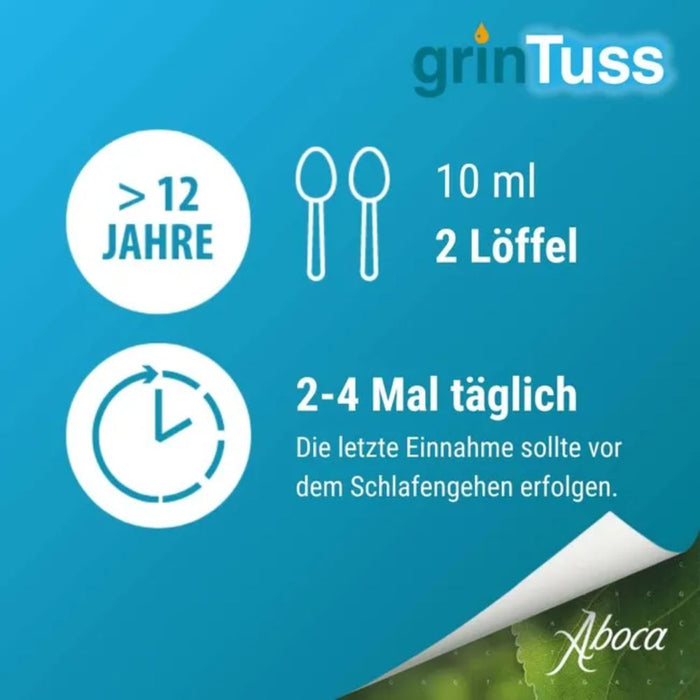 GrinTuss Hustensaft bei trockenem Husten, 180 g Lösung
