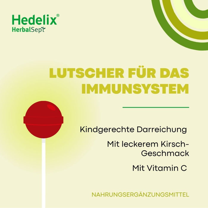 Hedelix HerbalSept Immun Lutscher Kids, 6 St. Lutscher