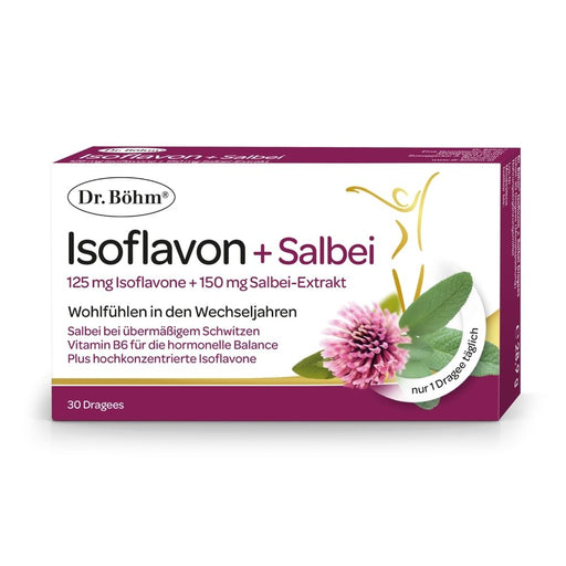 Dr. Böhm Isoflavon + Salbei, 30 St. Dragees