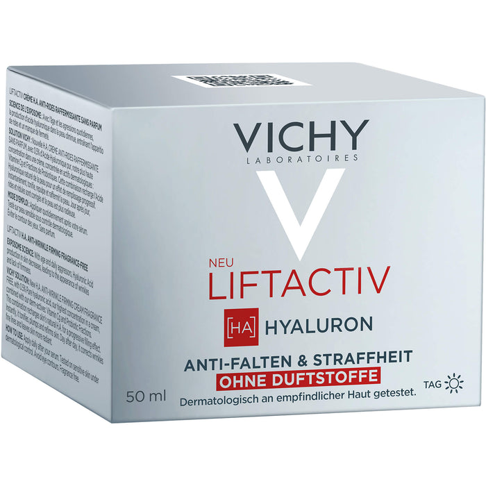 VICHY Liftactiv Hyaluron Anti-Falten und Straffheit Creme ohne Duftstoffe, 50 ml Creme