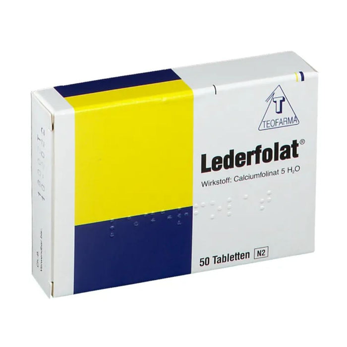 TEOFARMA Lederfolat 6,35 mg Tabletten, 50 St. Tabletten