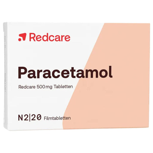 Redcare Paracetamol 500 mg Tabletten bei Schmerzen und Fieber, 20 St. Tabletten