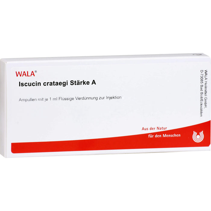 Iscucin  Crataegi Stärke A, 10 St. Ampullen