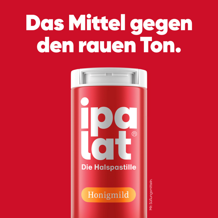 ipalat Die Halspastille Honigmild, 40 St. Pastillen